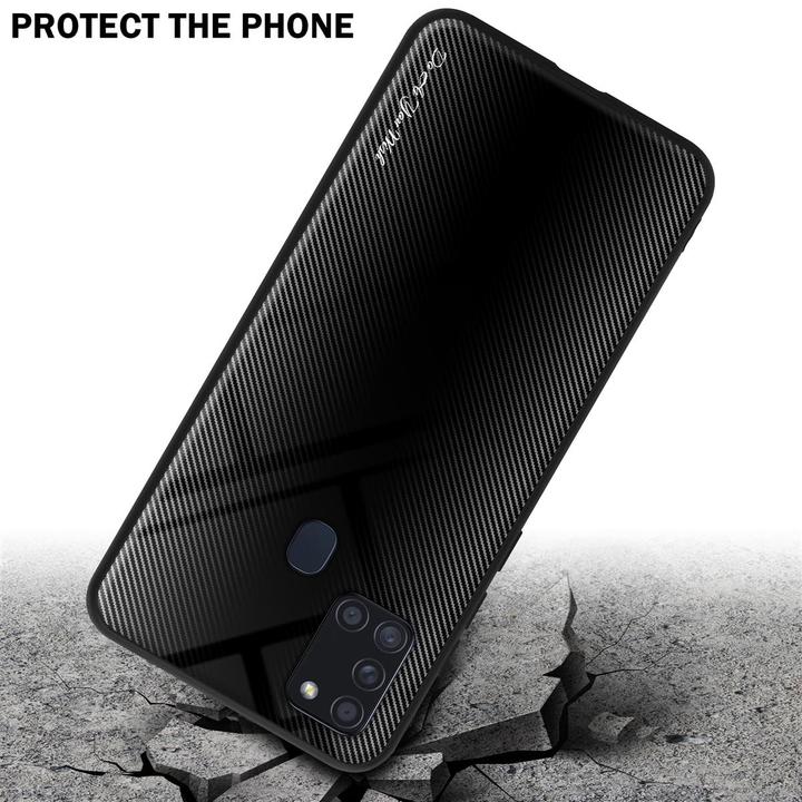 Immagine prodotto Cadorabo Copertura di vetro a strisce in TPU (Samsung Galaxy A21s)
