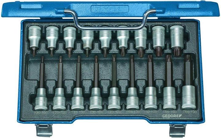 Gedore ITX 19 LKP Schraubendreher-Satz 1/2" 18-teilig TX T20-60