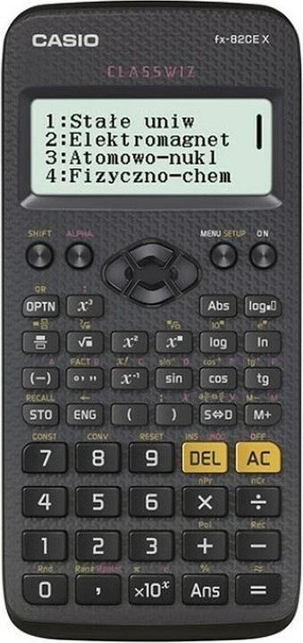 Productafbeelding Casio Rekenmachine (FX-82CEX) (Zonnecellen, Batterijen)