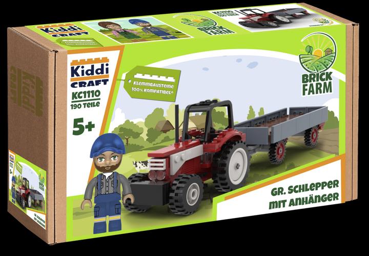 Produktbild Kiddicraft Grosser Schlepper mit Anhänger