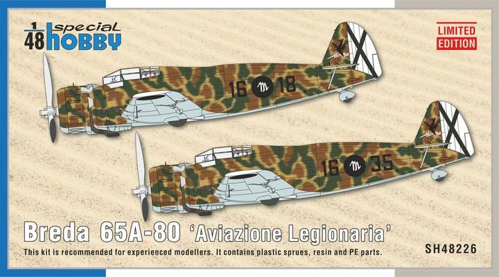 Immagine prodotto Special Hobby Breda 65A-80 "Aviazione Legionaria