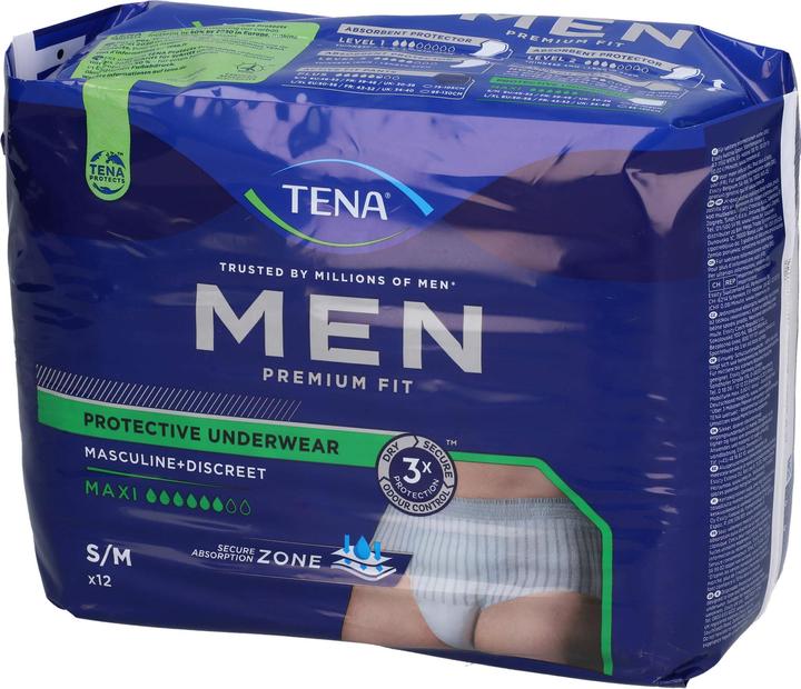 Actual product image Tena MEN Prem/Prot. underwear level 4 M. (12 x, Regular, Mini)