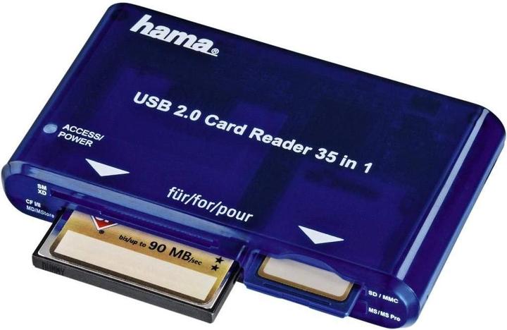 Produktbild Hama USB-2.0-Multi-Kartenleser 35in1 (USB 2.0)