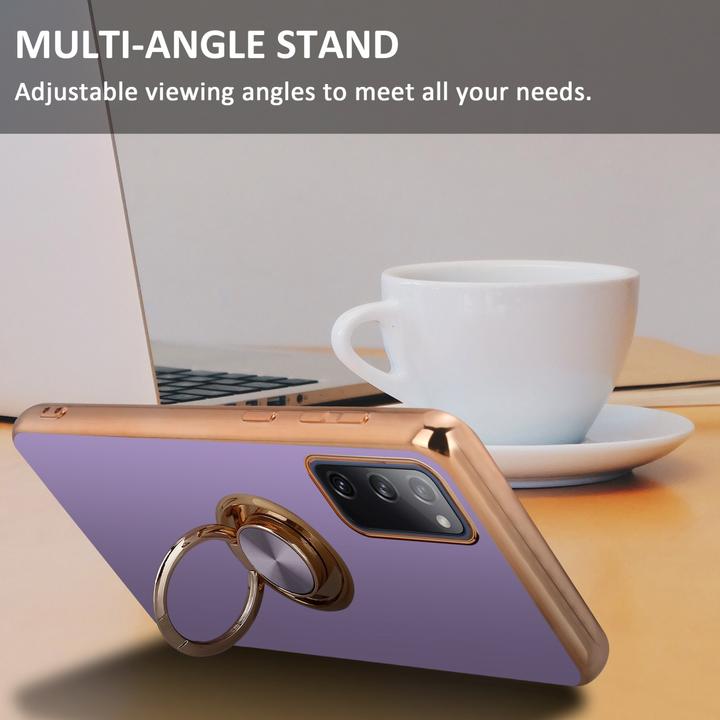 Produktbild Cadorabo Hülle für Samsung Galaxy S20 FE im TPU mit Kameraschutz und Ring LM089 Style (Samsung Galaxy S20 FE)