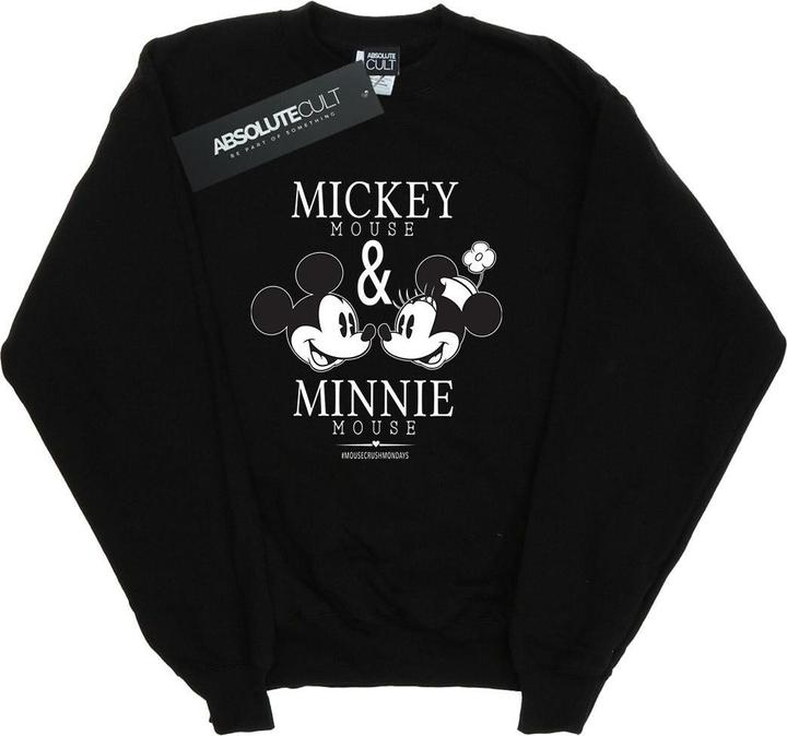 Disney Mickey And Minnie Mouse Mousecrush Mondays Sweatshirt (S)