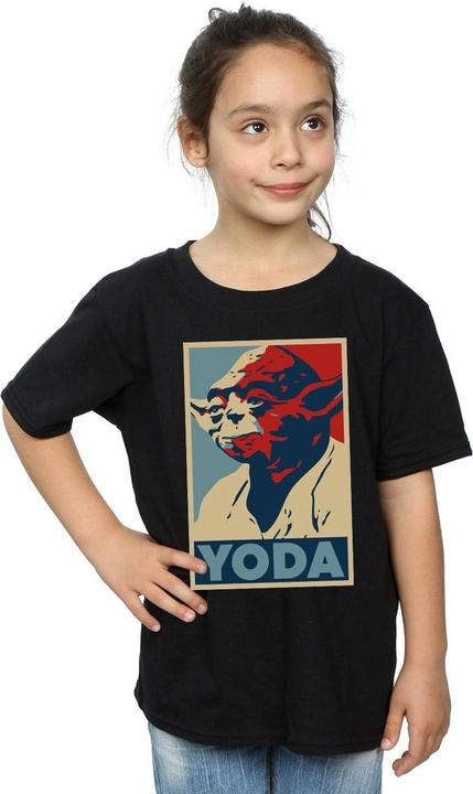 Immagine prodotto Star Wars Yoda Poster Maglietta Ragazze (128)