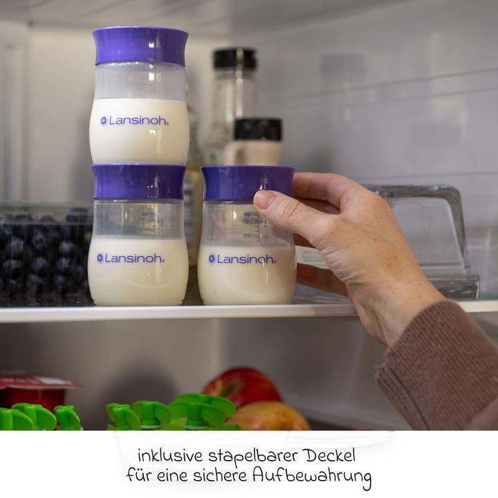 Actual product image Lansinoh Babyflaschen PP-Flasche 2er Pack 160ml mit Natural Wave® (160 ml)