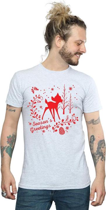 Disney Bambi Christmas Greetings TShirt (M)