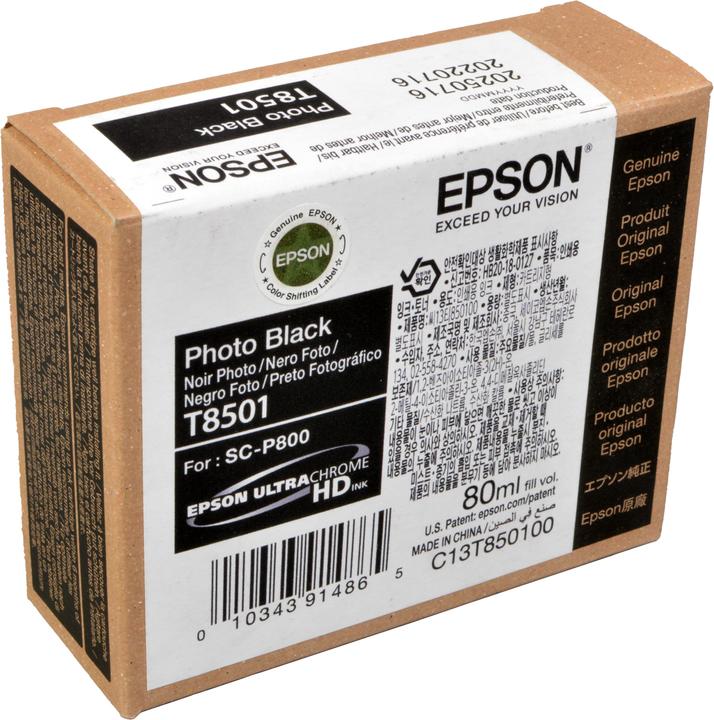 Image du produit Epson T8501 UltraChrome HD (PBK)
