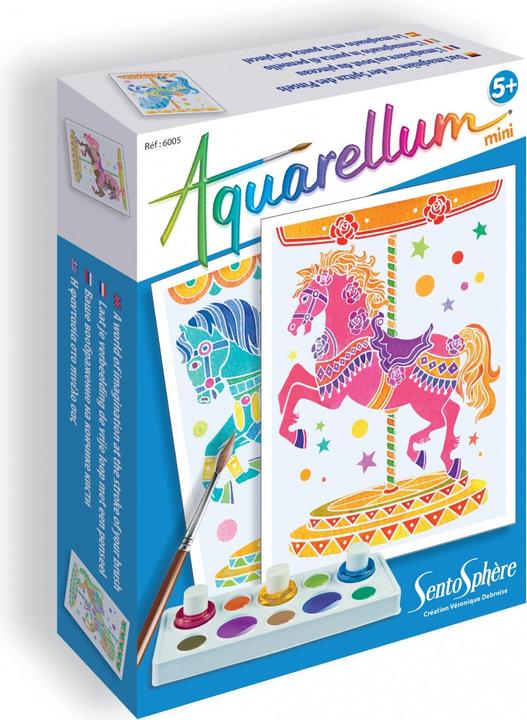 Sentosphere aquarellum mini chevaux maneges