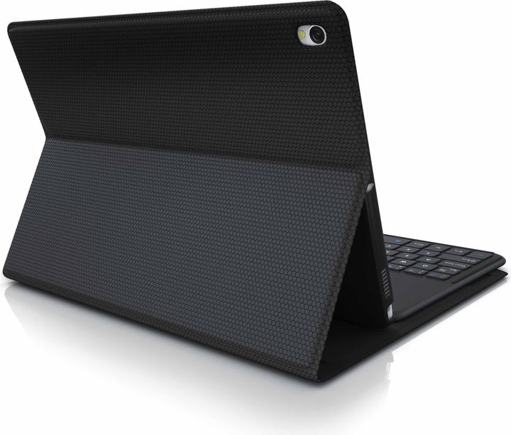 Immagine prodotto Aplic Tastiera per tablet, custodia in finta pelle per iPad Pro 10,5", tastiera Bluetooth con layout Apple (DE, iPad Pro 10.5)