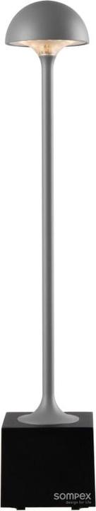 Actual product image Sompex FLORA grey rechargeable table lamp (247 lm)