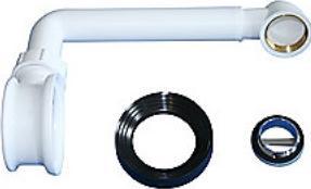 Dornbracht Raccordo di troppopieno Alape B.1, L: 70 mm, A: 235 mm, P: 249,5 mm, per valvola eccentrica e a stel (Impostazione dell'overflow)