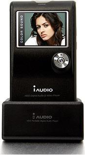 Actual product image Cowon iAudio docking station for X5 20GB and 30GB, black