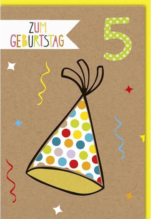 Produktbild Braun + Company Kindergeburtstagskarte (1 Stk.)