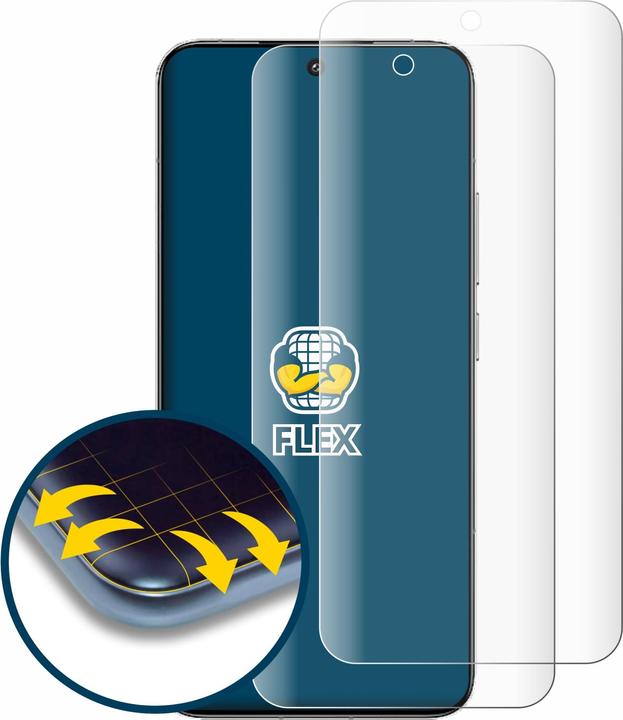 Productafbeelding BROTECT Fullscreen Beschermfolie Scherm Beschermfolie Helder Transparant (2 Stuk, Xiaomi 15)