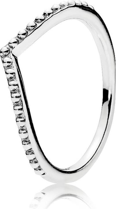 Pandora Perlenförmiger Wunsch Ring (56, 925 Silber)