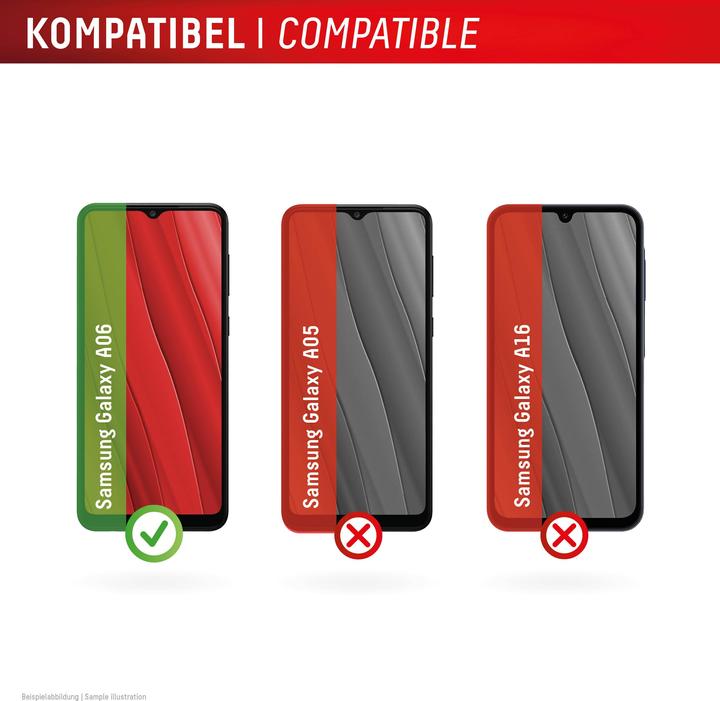 Productafbeelding Displex Real Glass, 2D Panzerglas (1 Stuk, Samsung Galaxy A06)