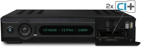 Produktbild Vantage VT-610S, CI+ fähiger Full-HD SAT-Receiver (DVB-S, DVB-S2)