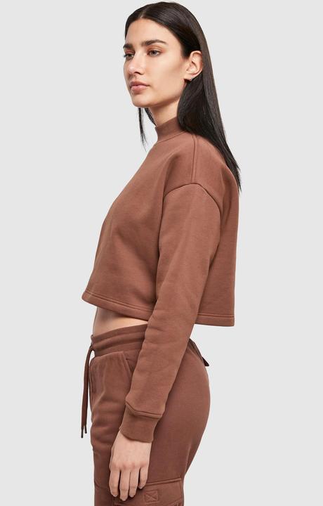 Actual product image Urban Classics Ladies Cropped Oversized Sweat High Neck Crew - 14225 (3XL)