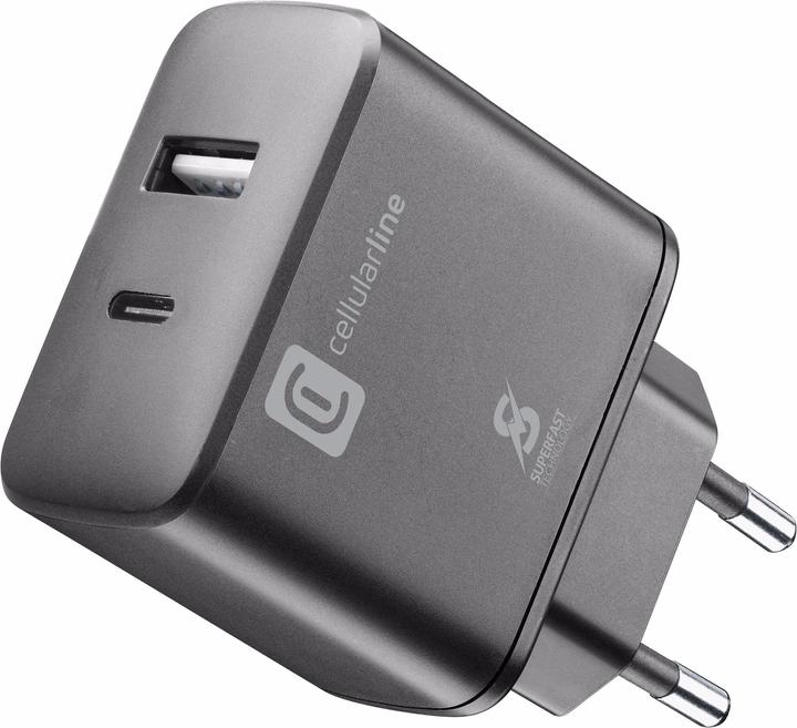 Produktbild Cellularline Dual Super Fast Charger (25 W)