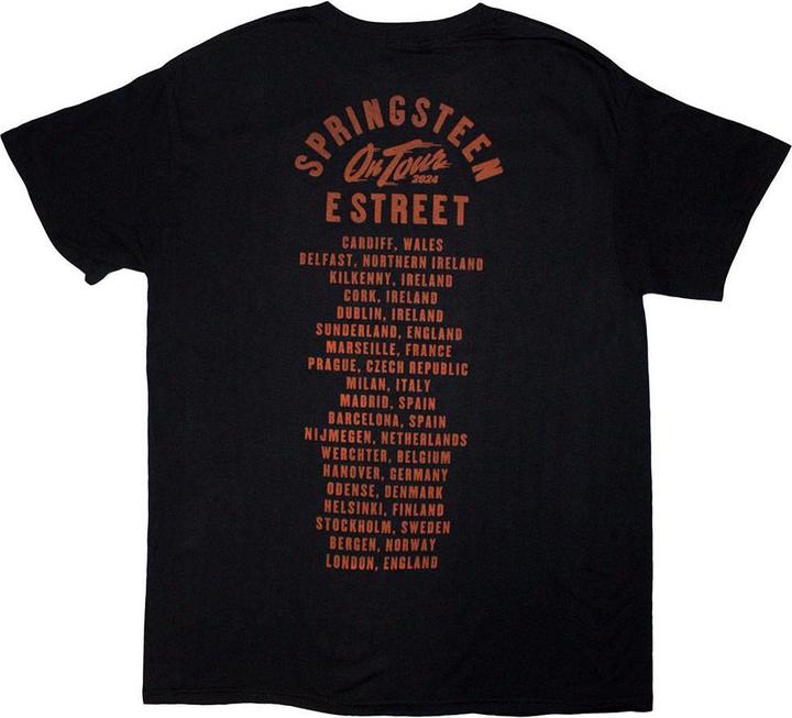 Produktbild Bruce Springsteen Tour '24 EStreet TShirt Rückseitiger Aufdruck (L)