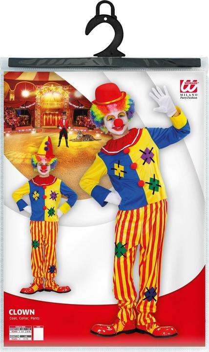 Actual product image Widmann CLOWN (top, trousers), 116 cm / 4-5 years (110)
