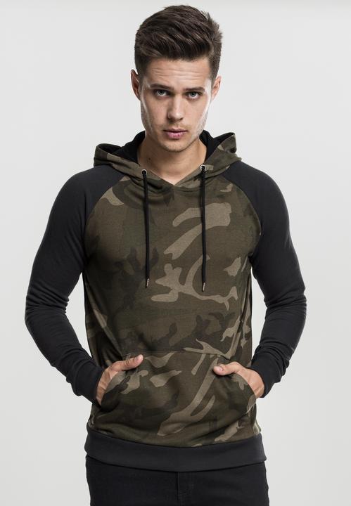 Immagine prodotto Urban Classics Felpa con cappuccio Camo Contrast Raglan (M)