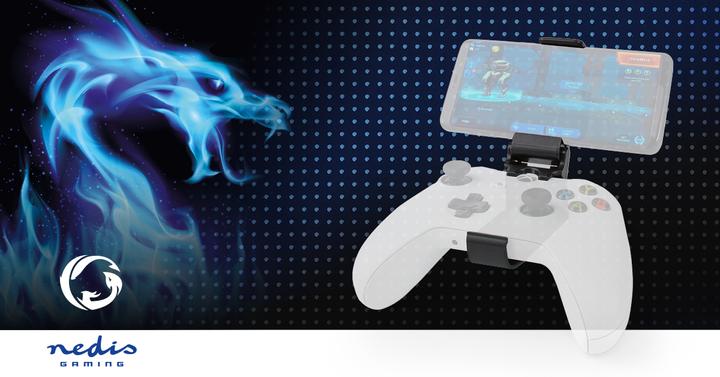 Produktbild Nedis Halter für Gaming-Handys für Xbox One Controller Universal Verstellbar Schwarz