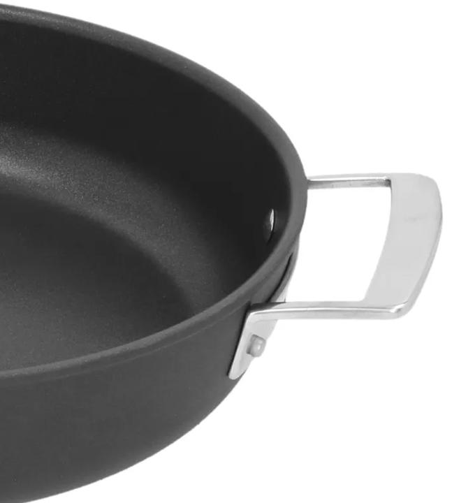 Productafbeelding Demeyere Alu Pro steelpan laag met roestvrij stalen deksel Ø28cm 2lt h:7cm (28 cm, Steelpan, Roestvrij staal, Aluminium)