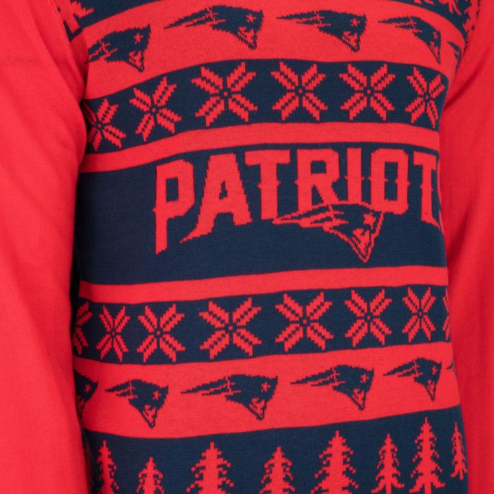 Actual product image Foco NFL Ugly Sweater XMAS Pullover New England Patriots - XL (XL)