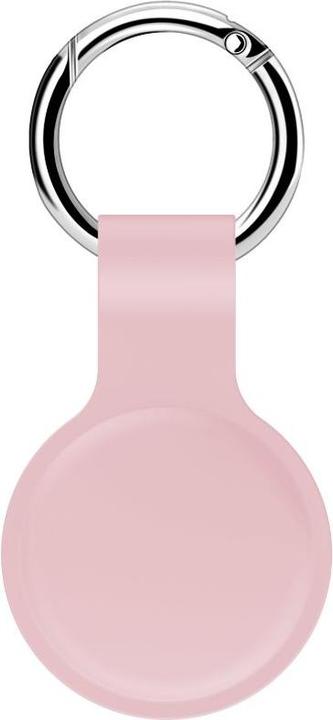 Produktbild iCarer 2er-Set AirTag Schlüsselanhänger Hülle – Silikon Case, Pink (XYSK002-PK)