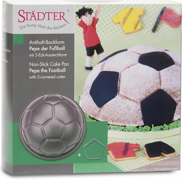 Produktbild Städter Motivbackform - Fussball (22 cm)