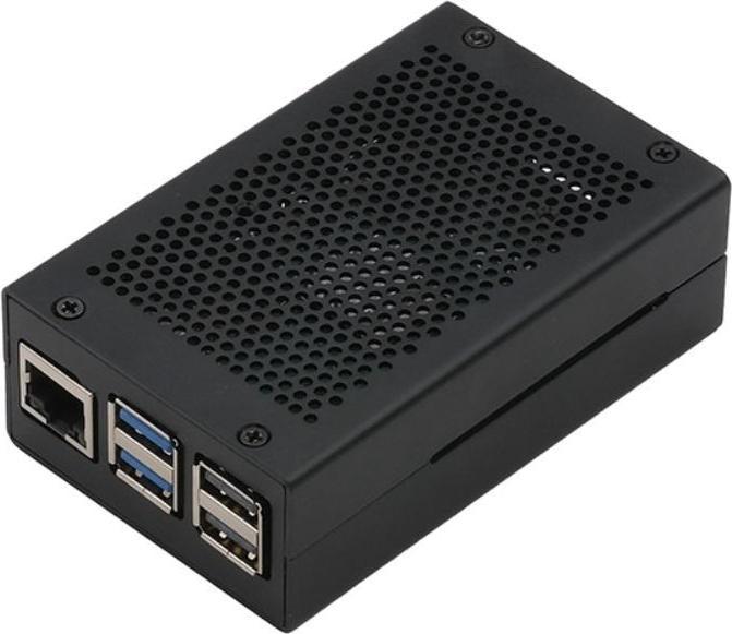 Produktbild HutoPi Aluminum case with support for Raspberry Pi 5