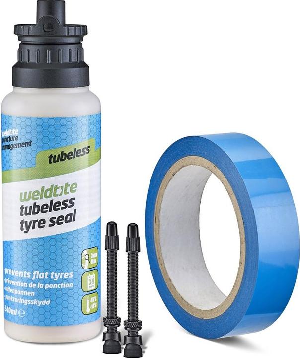 Actual product image Weldtite Zestaw Essentail Tubeless Conversion System Mtb (New)