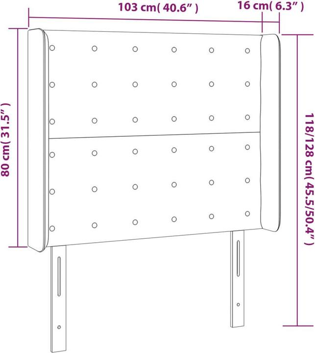 Immagine prodotto VidaXL Ashley (103 x 16 x 128 cm)