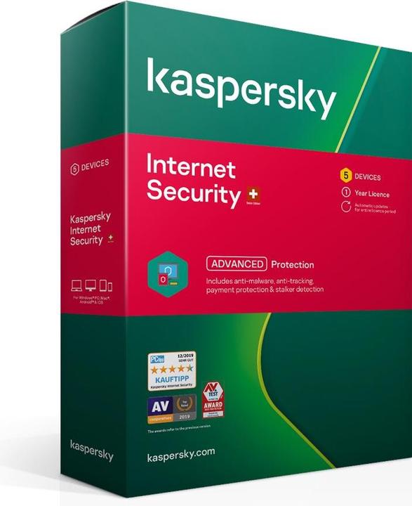 Actual product image Kaspersky Internet Security (5 User, 12 months)