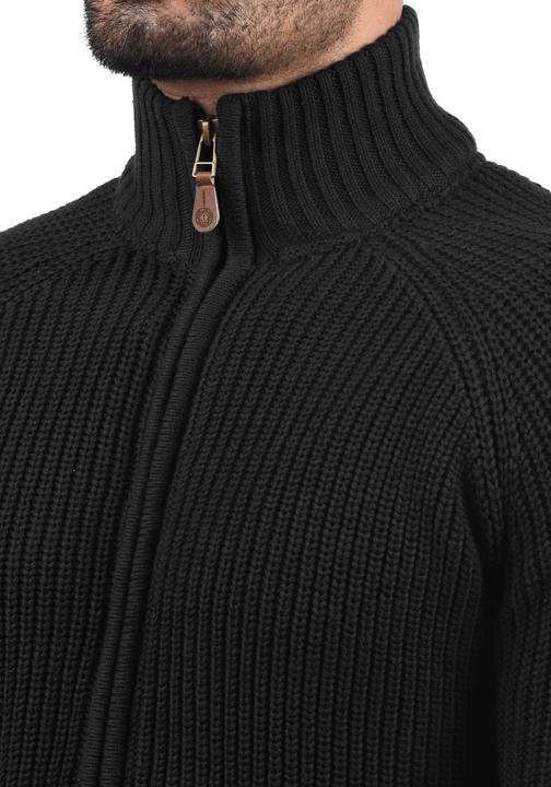 Immagine prodotto Solid Xenos Cardigan Giacca In Maglia Grossa Maglieria Da Uomo Con Collo Alto In Cotone 100% (M)