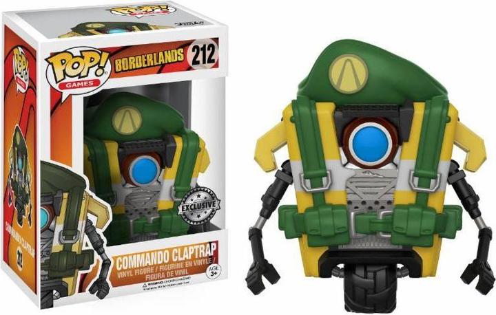 Immagine prodotto Funko Borderlands POP! giochi in vinile Commando Claptrap 9 cm