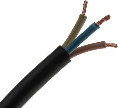 Produktbild Rs Pro H05RRF 3 Core 2.5mm rubber cable 100m (100 m)
