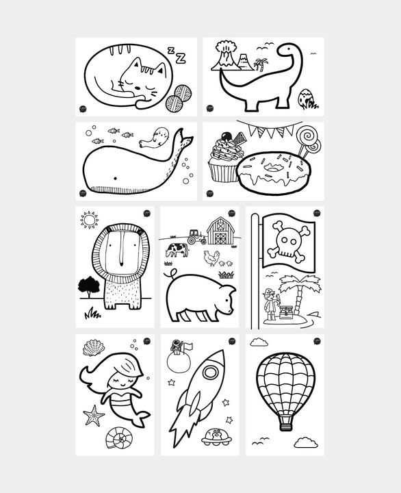 Image du produit I Am Creative Cartes à coudre 11 x 17 cm, 10 pièces
