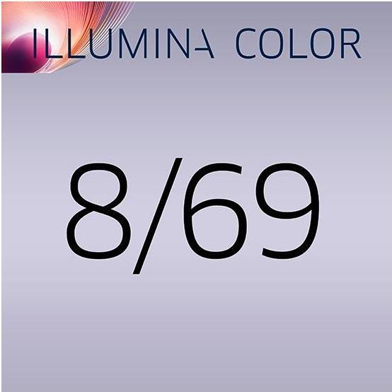 Actual product image Wella Illumina Color (8/69 light blonde purple-cendre)