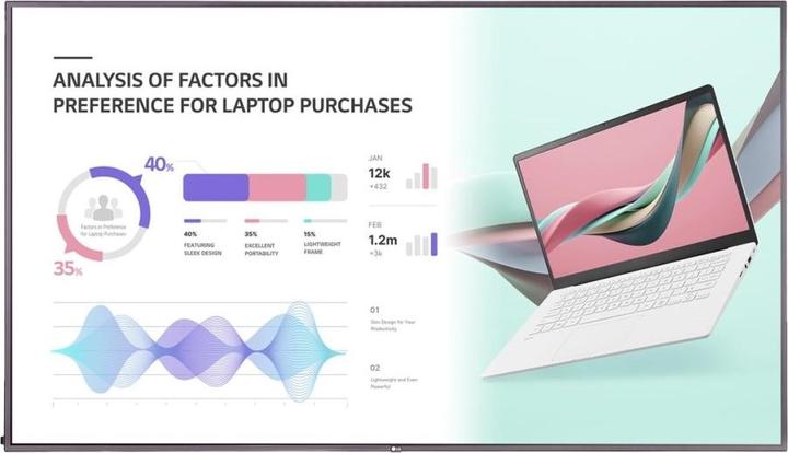 Actual product image LG Prof. Display 43UL3J-M (3840 x 2160 Pixels, 43")