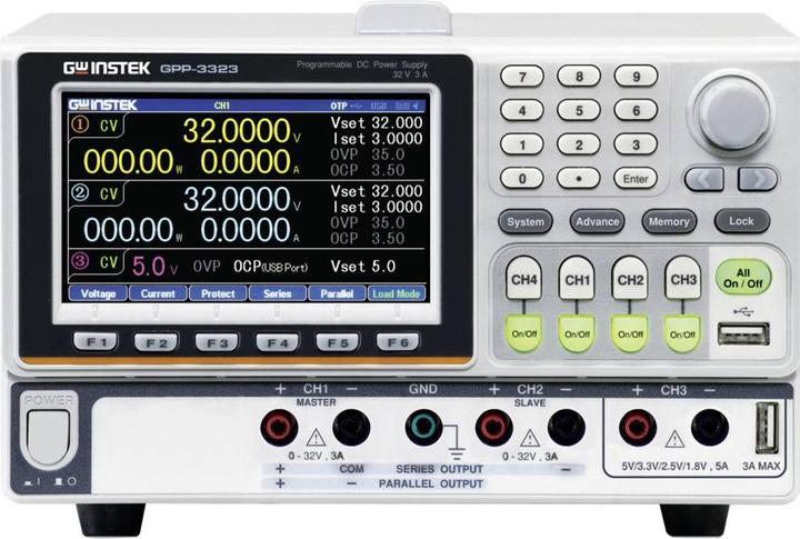 GW Instek GPP-3323 Alimentatore da laboratorio regolabile 0 - 32 V 0 - 3 A RS-232, USB Pro