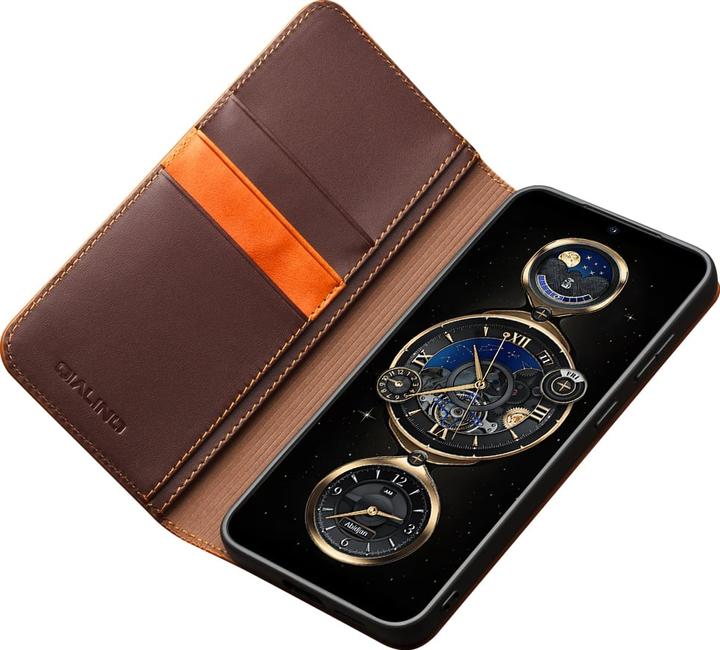 Produktbild QiAlino Hülle Flip Matt Wallet (Samsung Galaxy S25+)