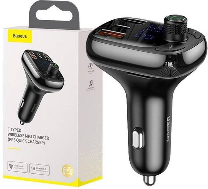 Actual product image Baseus Car Bluetooth MP3 Player T Shaped S-13