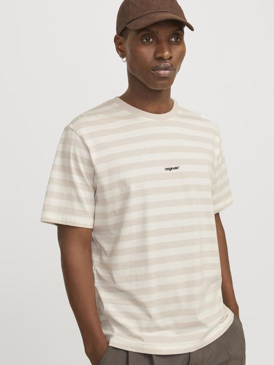 Image du produit Jack & Jones Gestreift Rundhalsausschnitt T-shirt T-shirt (XS)