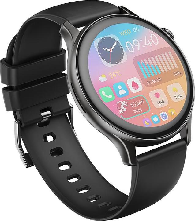 Actual product image xO smartwatch J6 Amoled black