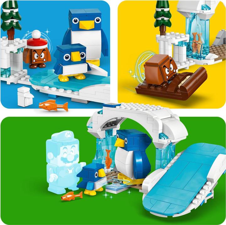 Actual product image LEGO 71430 Snow adventure with the penguin family - extension set (71430, LEGO Super Mario)