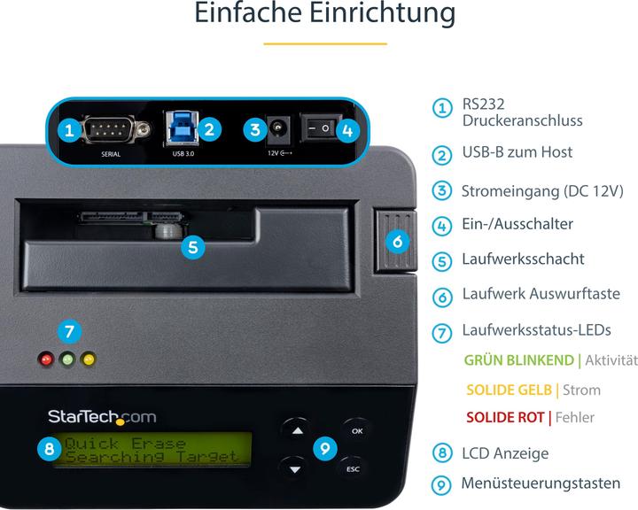 Produktbild StarTech Single Drive Standalone